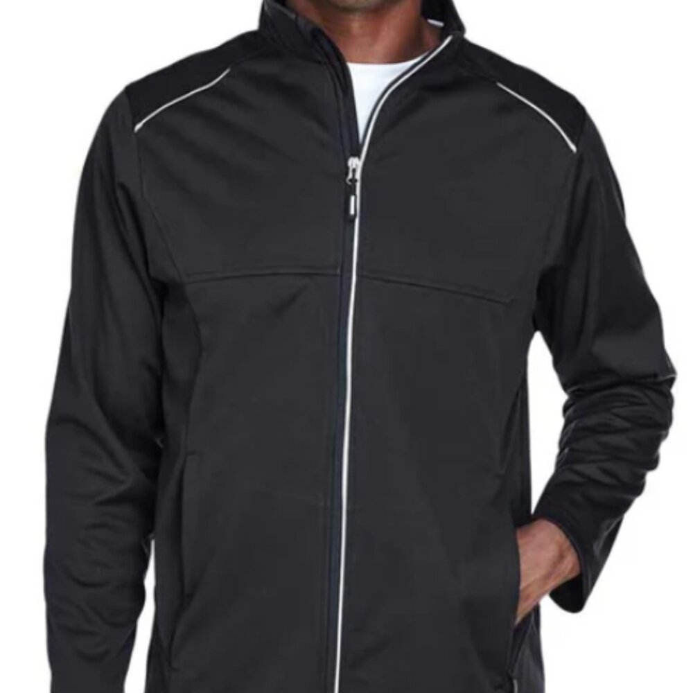 Core365 - Men's Techno Lite Three-Layer Knit Tech-Shell Jacket - Picture 7 of 7